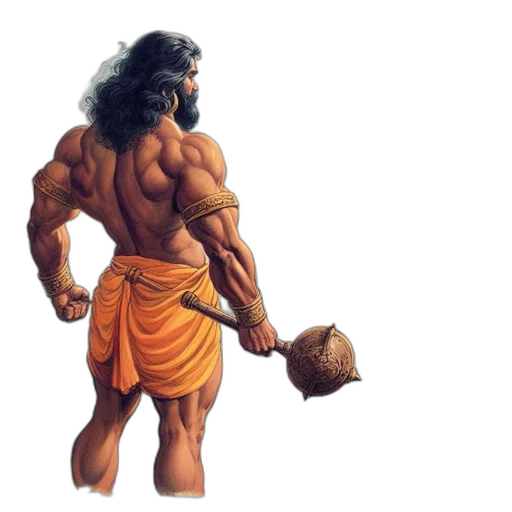 concept art, fantasy art, photorealistic, muscular transparent PNG cut-out