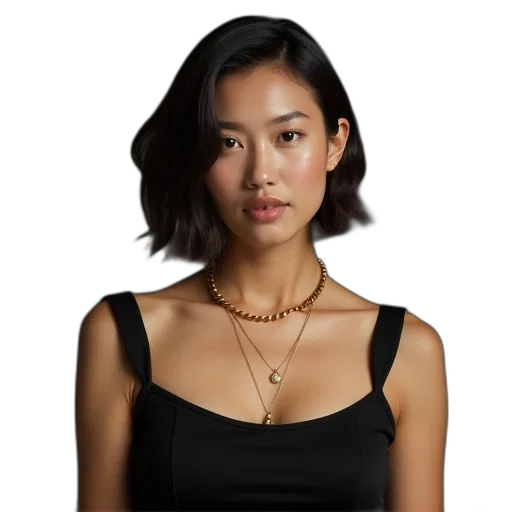 jewelry, dress, face, staff transparent PNG cut-out
