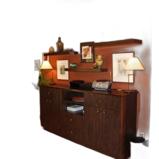 furniture, staff, 3d render, photorealistic transparent PNG cut-out