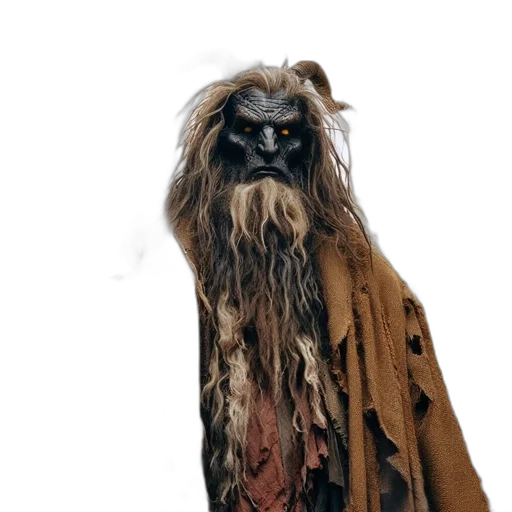 mask, creature, animal, staff transparent PNG cut-out