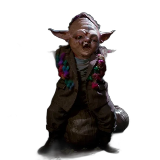 creature, mask, staff, face transparent PNG cut-out