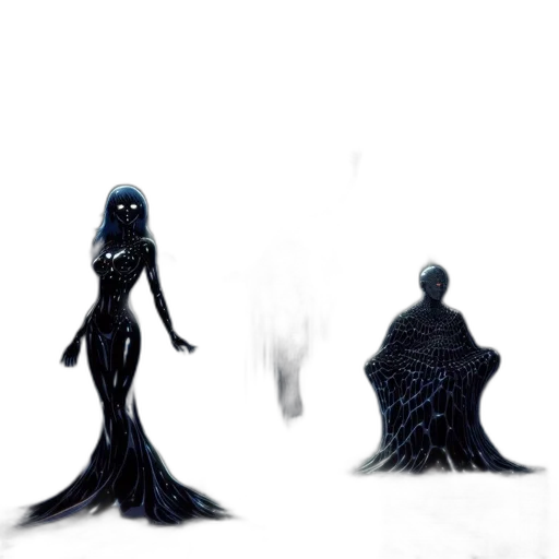 dress, creature, mask, robot transparent PNG cut-out