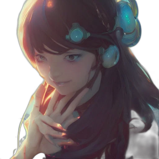 crown, face, flower, hat transparent PNG cut-out