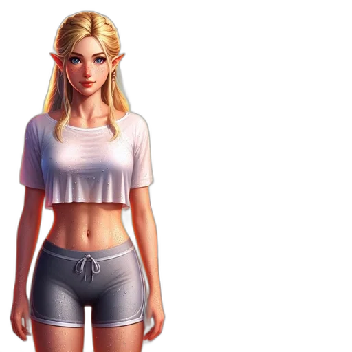 concept art, pixel art, 3d render, fantasy art transparent PNG cut-out