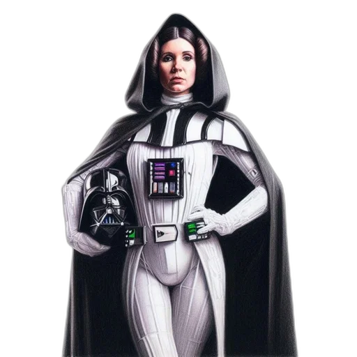 robot, dress, concept art, pixel art transparent PNG cut-out