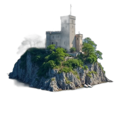 building, crown, sword, dragon transparent PNG cut-out