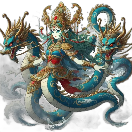 dragon, staff, concept art, fantasy art transparent PNG cut-out