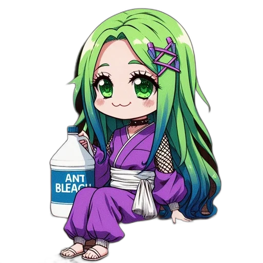 bottle, animal, dress, hair transparent PNG cut-out