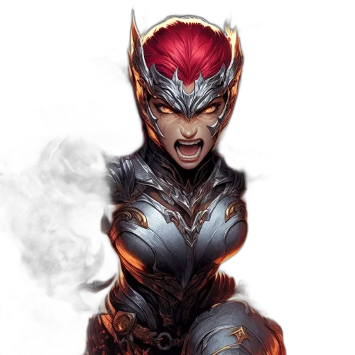 comic book art, concept art, fantasy art, cyberpunk transparent PNG cut-out