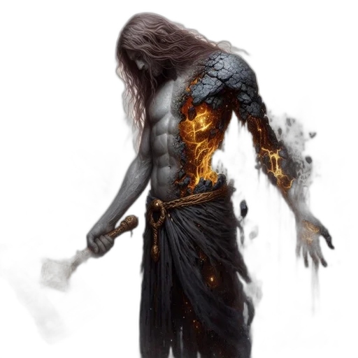 staff, creature, mask, concept art transparent PNG cut-out