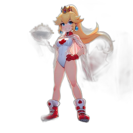 dress, weapon, staff, crown transparent PNG cut-out