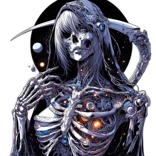 dress, robot, jewelry, face transparent PNG cut-out