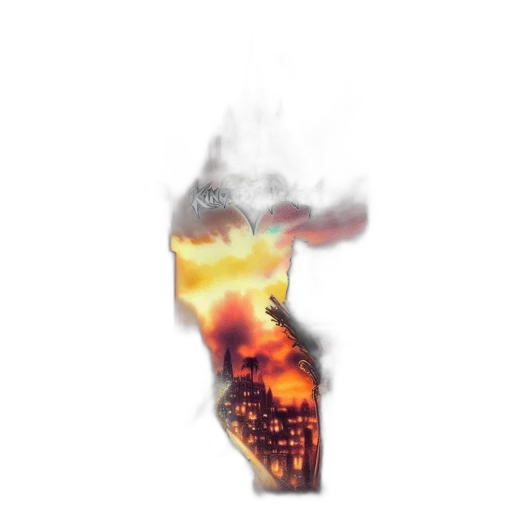 weapon, dragon, jacket, sword transparent PNG cut-out