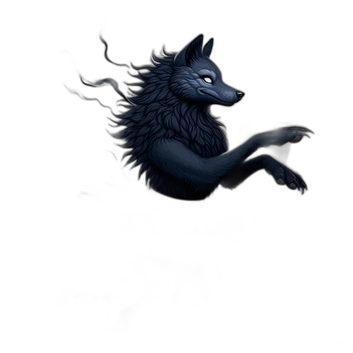 dragon, creature, animal, hair transparent PNG cut-out
