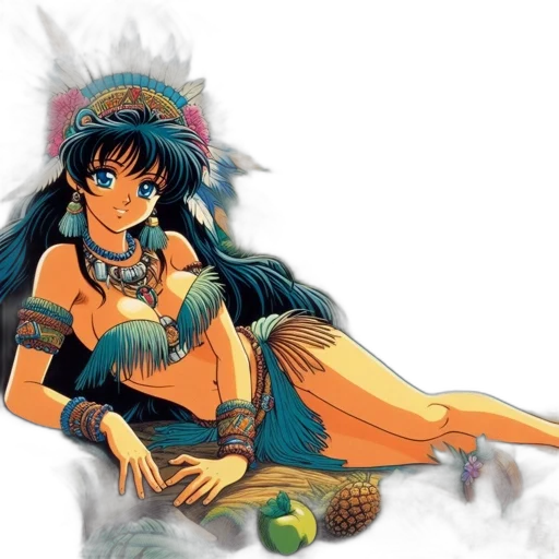 jewelry, dress, fantasy art, anime transparent PNG cut-out