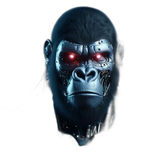 mask, robot, face, creature transparent PNG cut-out