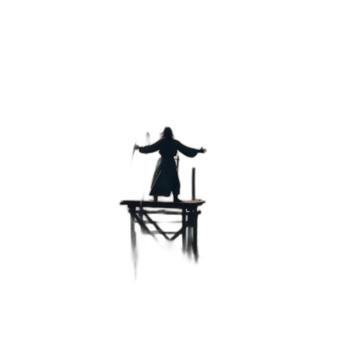 staff, umbrella, dress, robot transparent PNG cut-out