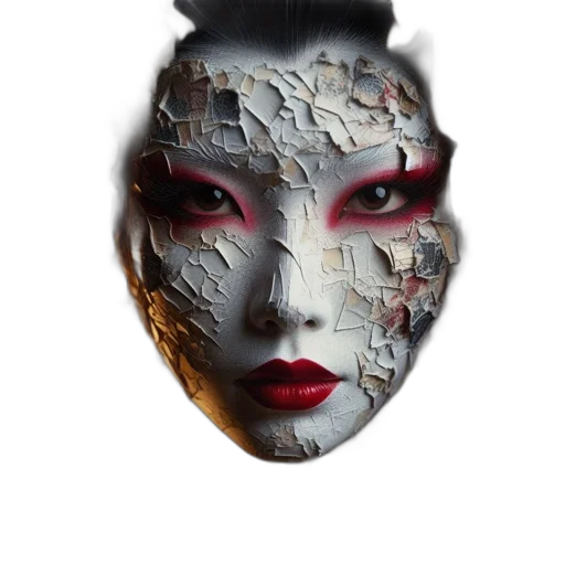mask, face, jewelry, creature transparent PNG cut-out