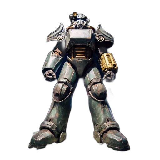robot, weapon, concept art, 3d render transparent PNG cut-out