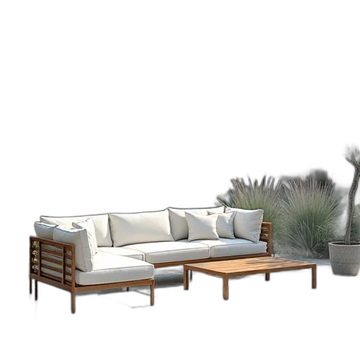 furniture, 3d render, photorealistic, concept art transparent PNG cut-out