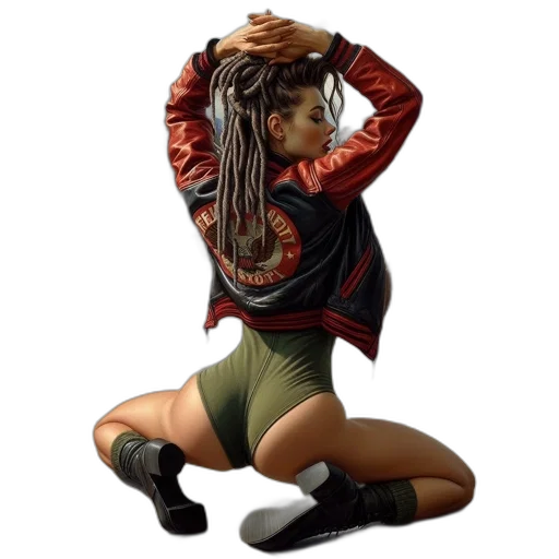 jacket, dress, concept art, photorealistic transparent PNG cut-out