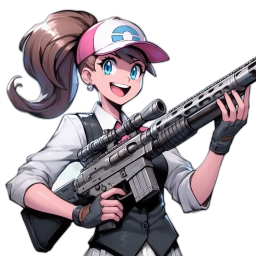 weapon, staff, anime, cartoon transparent PNG cut-out