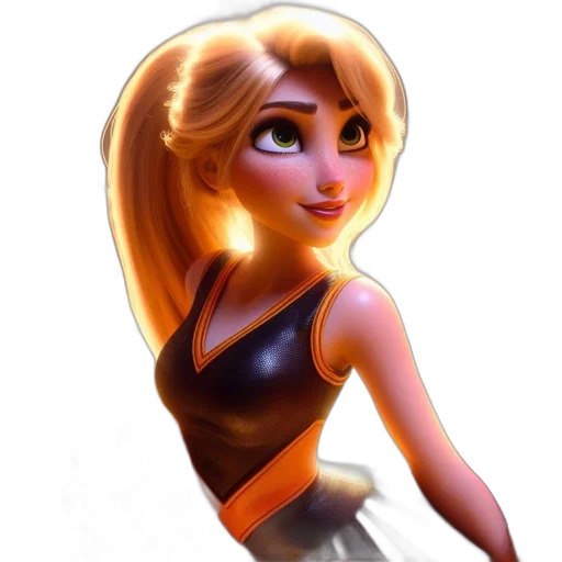 dress, staff, face, jewelry transparent PNG cut-out
