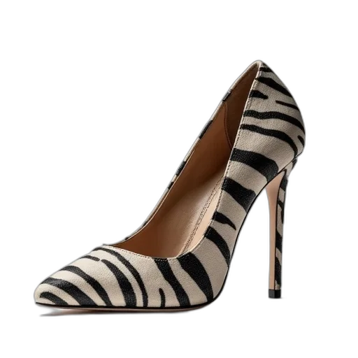 shoes, zebra, print, shoe transparent PNG cut-out