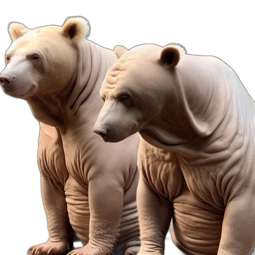 animal, creature, 3d render, concept art transparent PNG cut-out