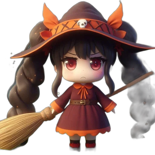 hat, staff, weapon, creature transparent PNG cut-out