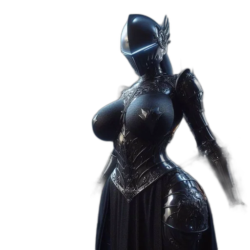 dress, concept art, 3d render, fantasy art transparent PNG cut-out