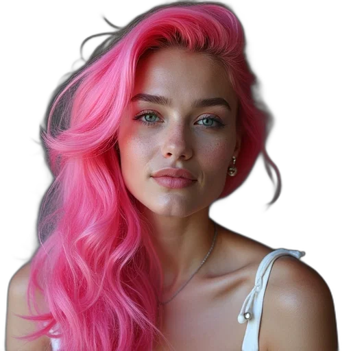 hair, face, jewelry, crown transparent PNG cut-out
