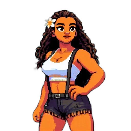 dress, pixel art, cartoon, concept art transparent PNG cut-out