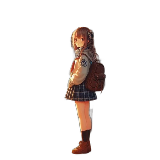jacket, dress, creature, shoes transparent PNG cut-out