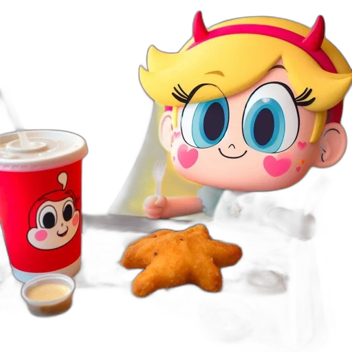 food, 3d render, concept art, cartoon transparent PNG cut-out
