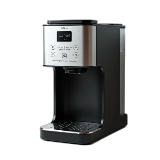 3d render, modern, coffee, maker transparent PNG cut-out