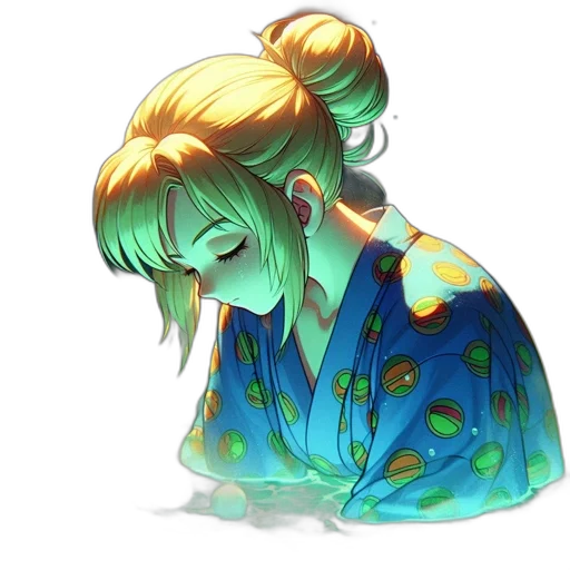 dress, face, staff, mask transparent PNG cut-out