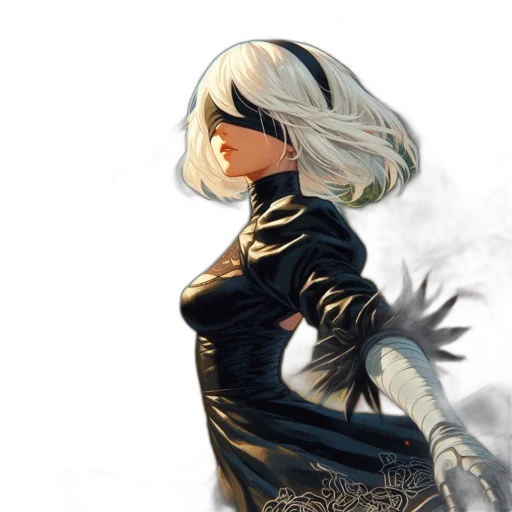 jacket, dragon, sword, staff transparent PNG cut-out