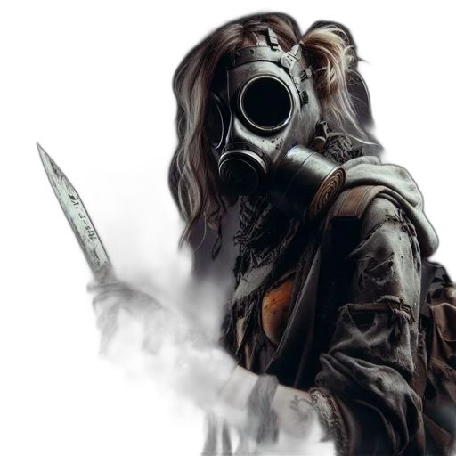 mask, weapon, creature, staff transparent PNG cut-out