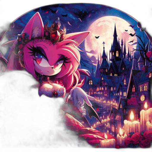 fantasy art, concept art, comic book art, anime transparent PNG cut-out