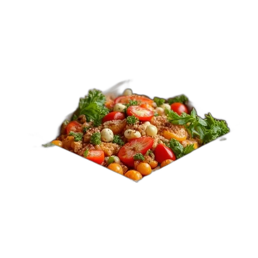 food, crown, hat, 3d render transparent PNG cut-out