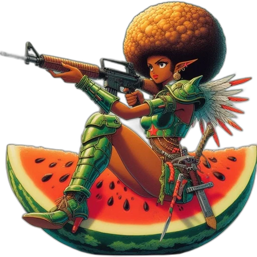 weapon, food, animal, creature transparent PNG cut-out