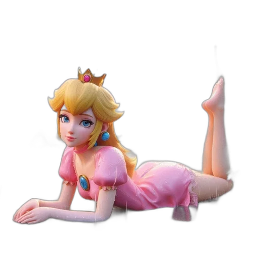 dress, crown, staff, creature transparent PNG cut-out