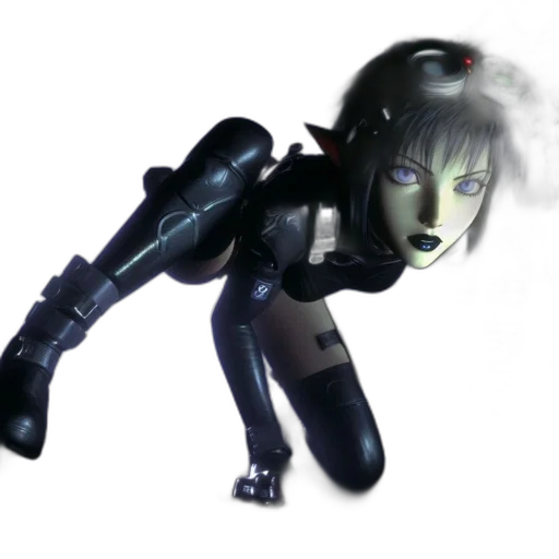robot, creature, weapon, staff transparent PNG cut-out