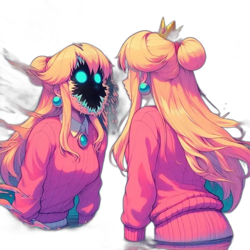 creature, mask, jacket, dress transparent PNG cut-out