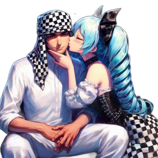 vaporwave, anime, cyberpunk, pixel art transparent PNG cut-out
