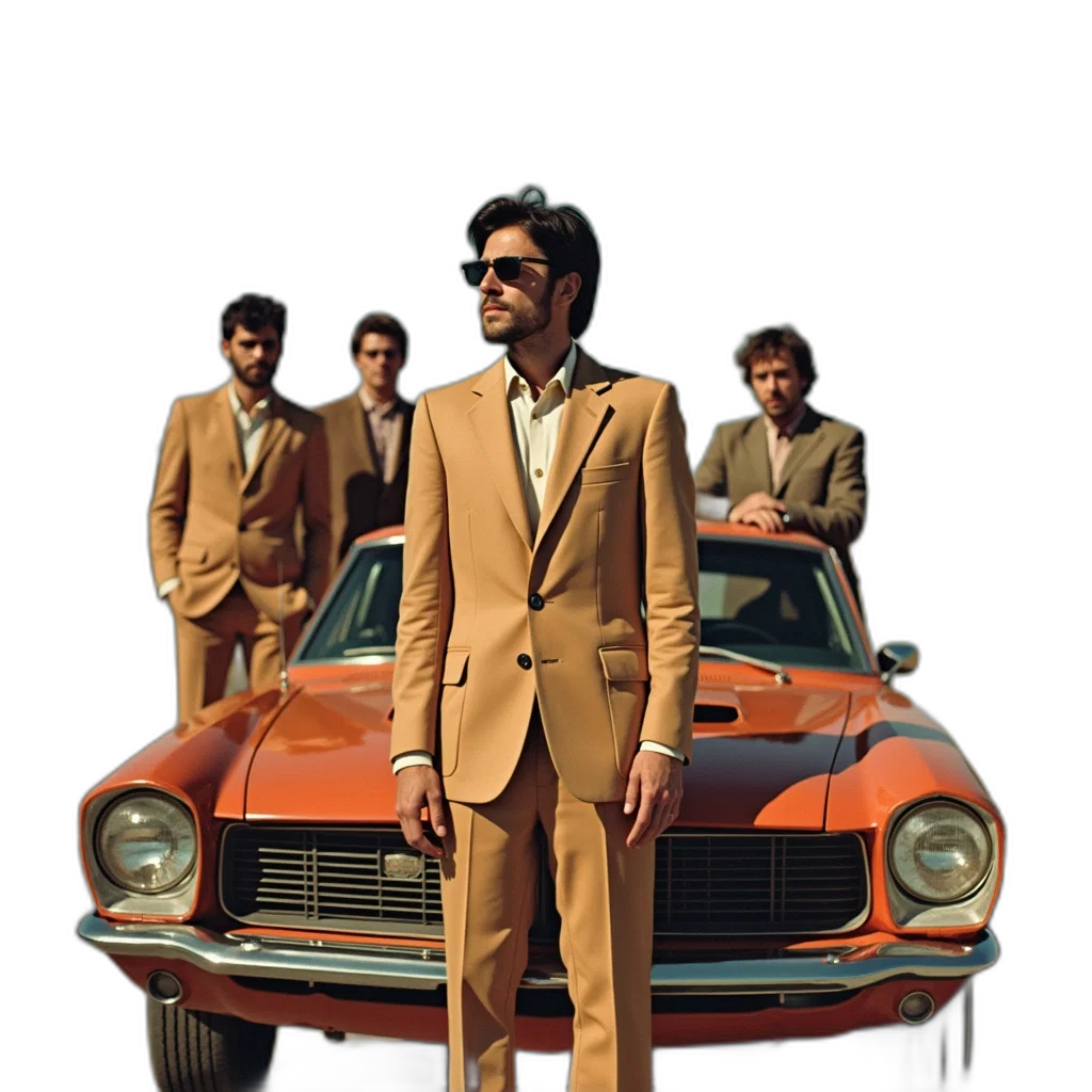 jacket, car, staff, concept art transparent PNG cut-out