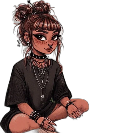 jewelry, staff, dress, hair transparent PNG cut-out