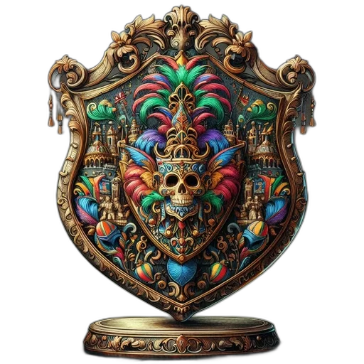 crown, jewelry, mask, staff transparent PNG cut-out