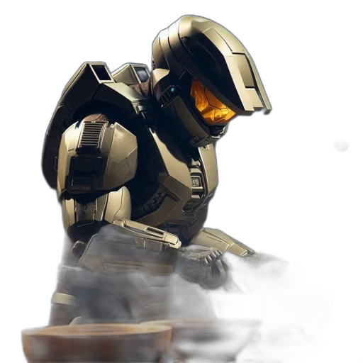 robot, concept art, 3d render, fantasy art transparent PNG cut-out